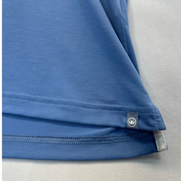 Peter Millar Seaside Dri Release Natural Touch Polo – Blue – Size Small - Picture 3 of 6